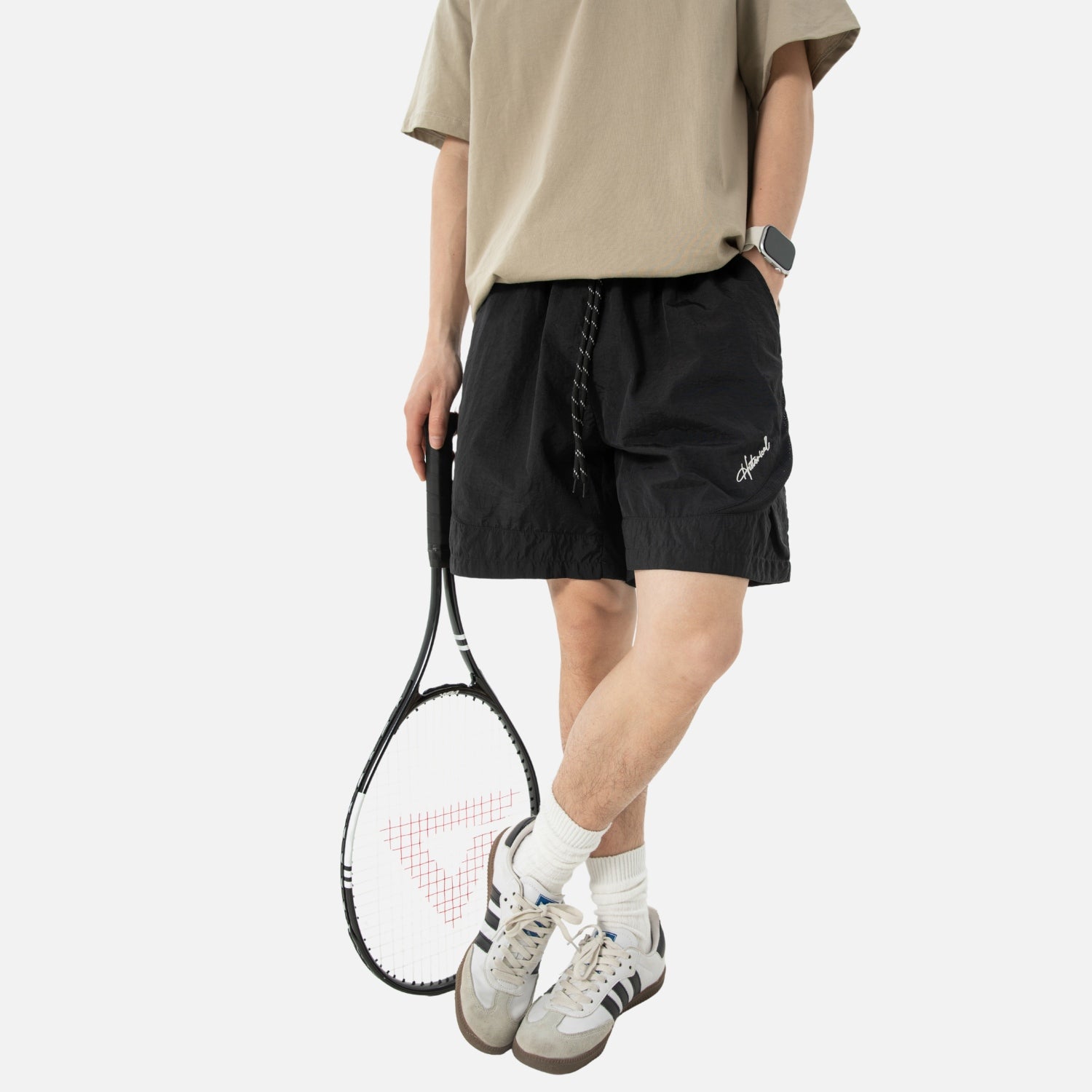 Mesh Panel Breathable Shorts