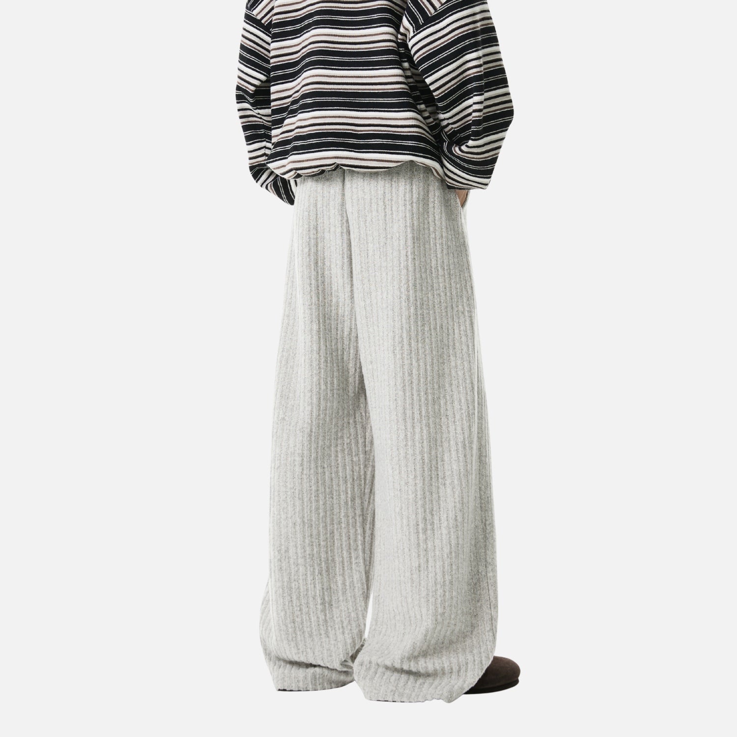 Textured Fleece Relaxed Sweatpants