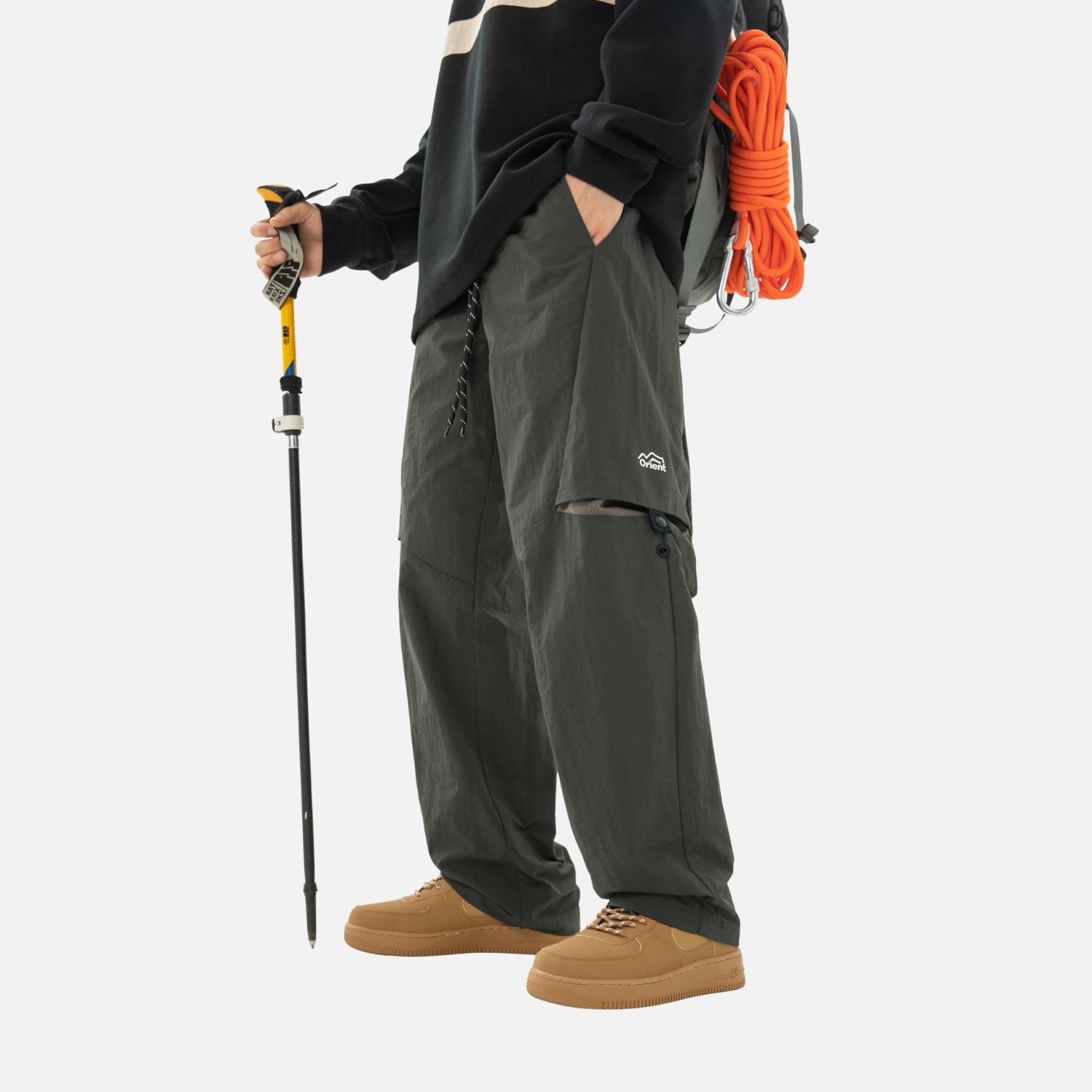 Verstellbare Cargohose aus Nylon