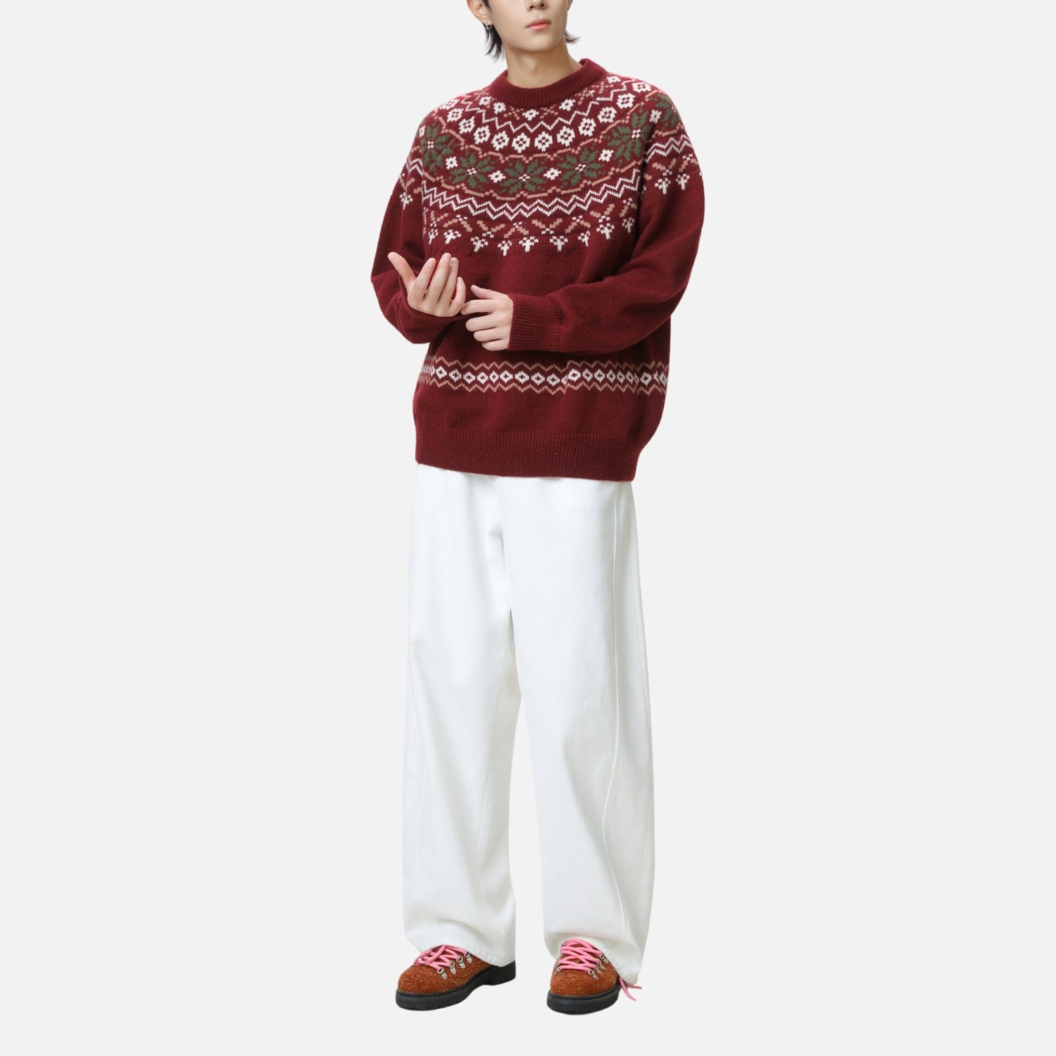 Fair Isle Knit Sweater