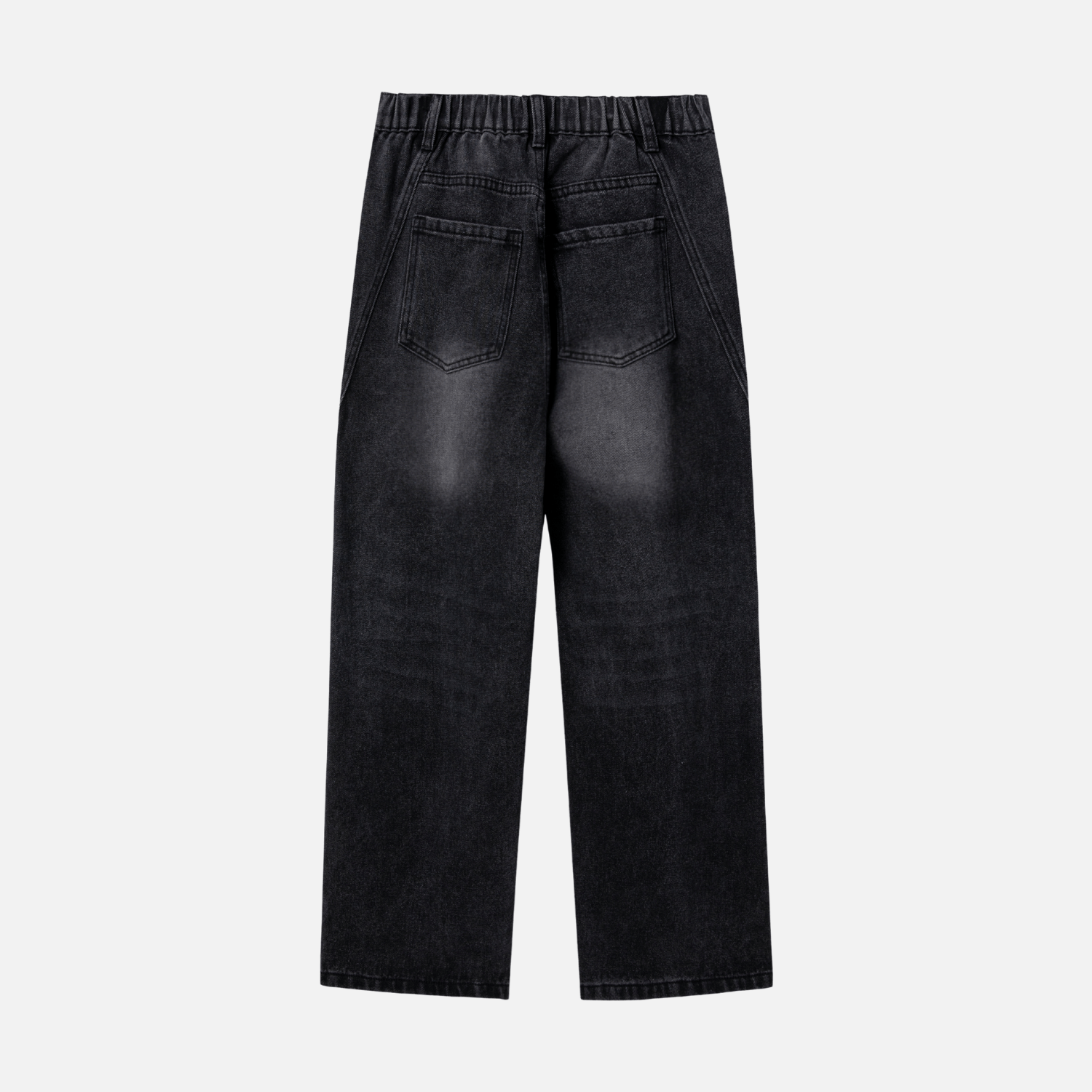 Patchwork Washed Jeans