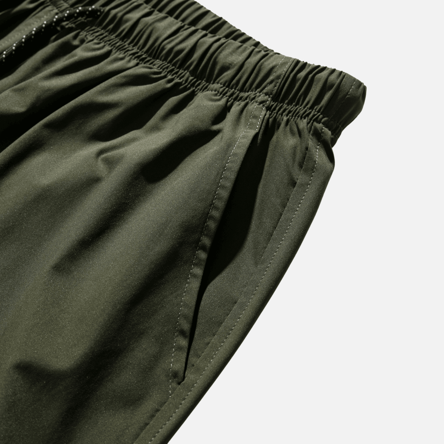 Curved Hem Pocket Shorts