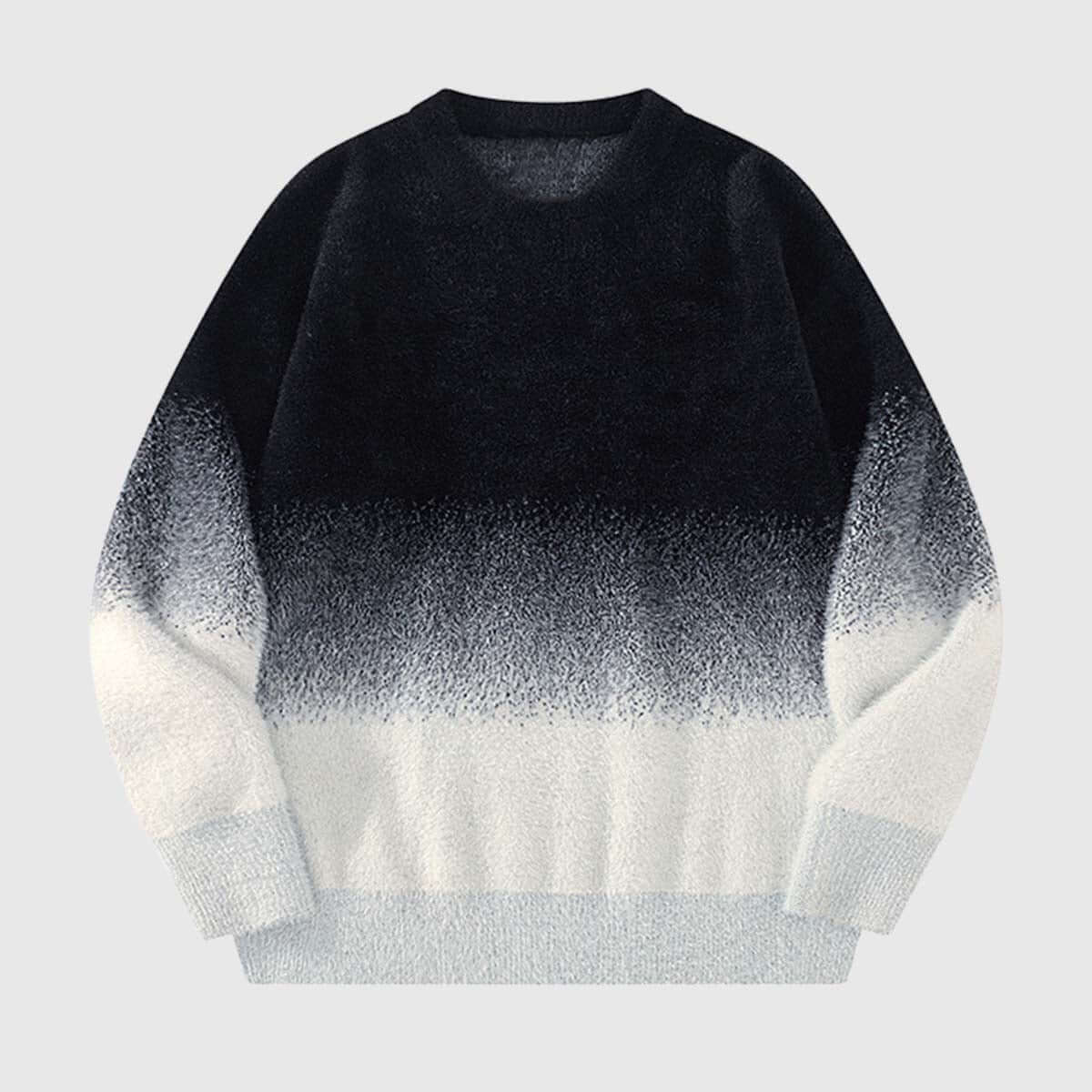 Strickpullover mit Farbverlauf