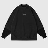 Two-Tone Layered Sweatshirt