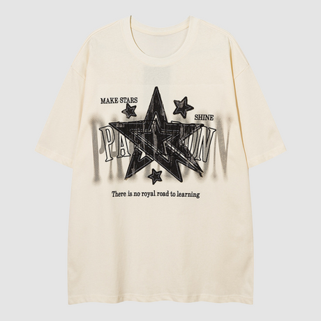Camiseta con parche de estrella callejera
