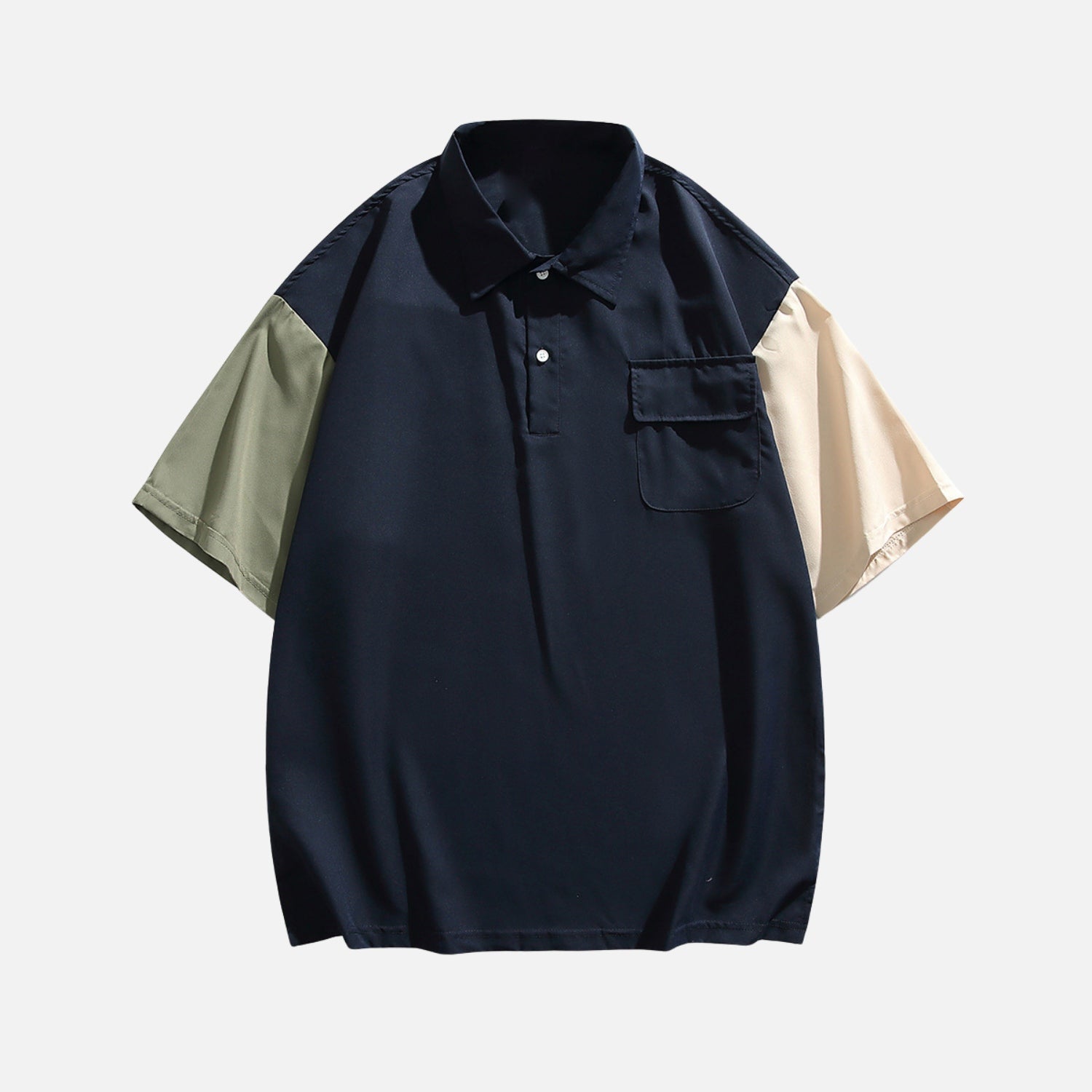 Modern Colorblock Pullover Tee