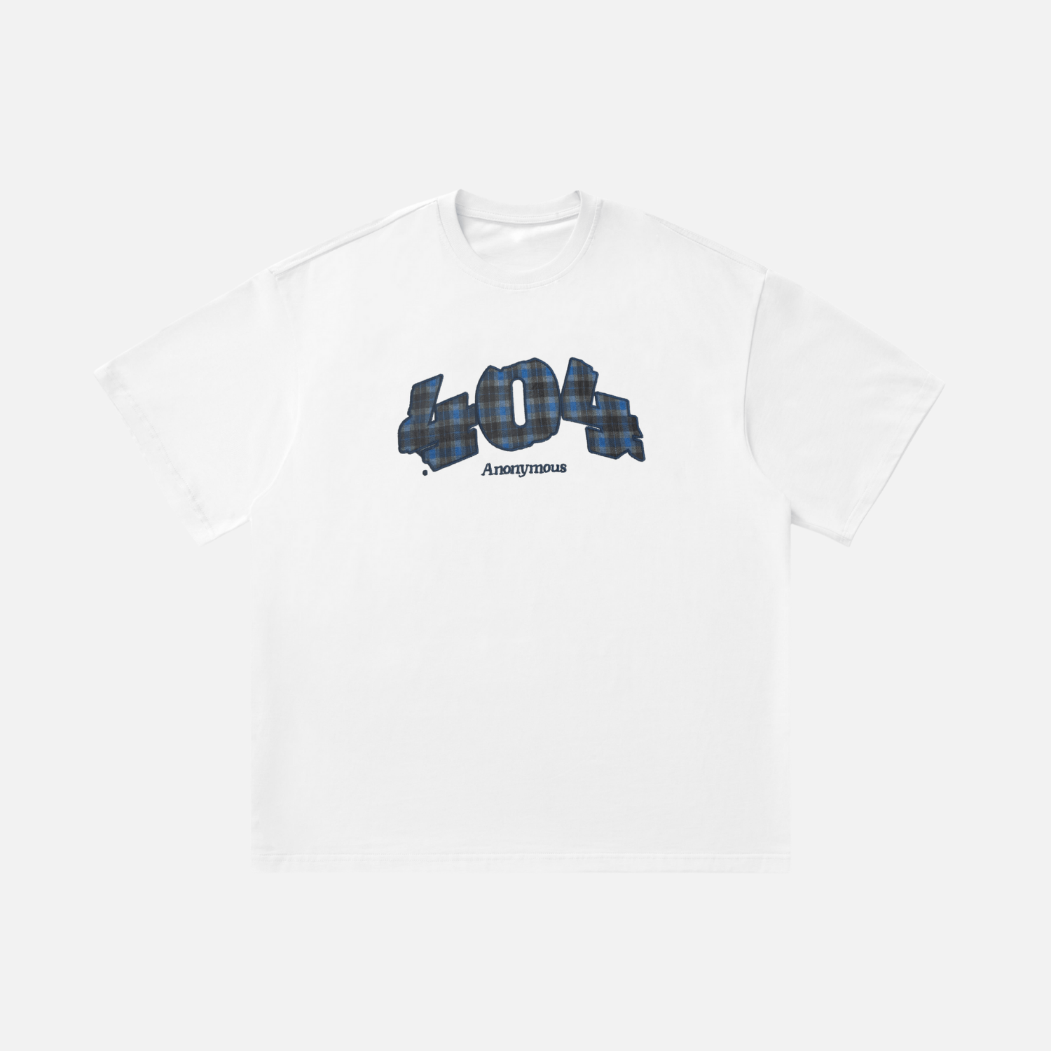 Plaid Graphic Cotton T-Shirt