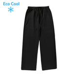 Pantalones casuales de seda de hielo
