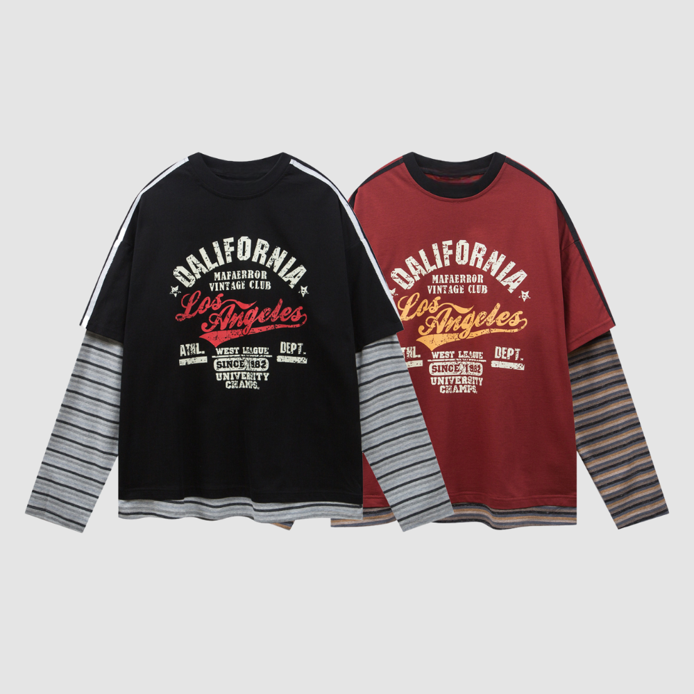 Sudadera con gráfico de California en capas