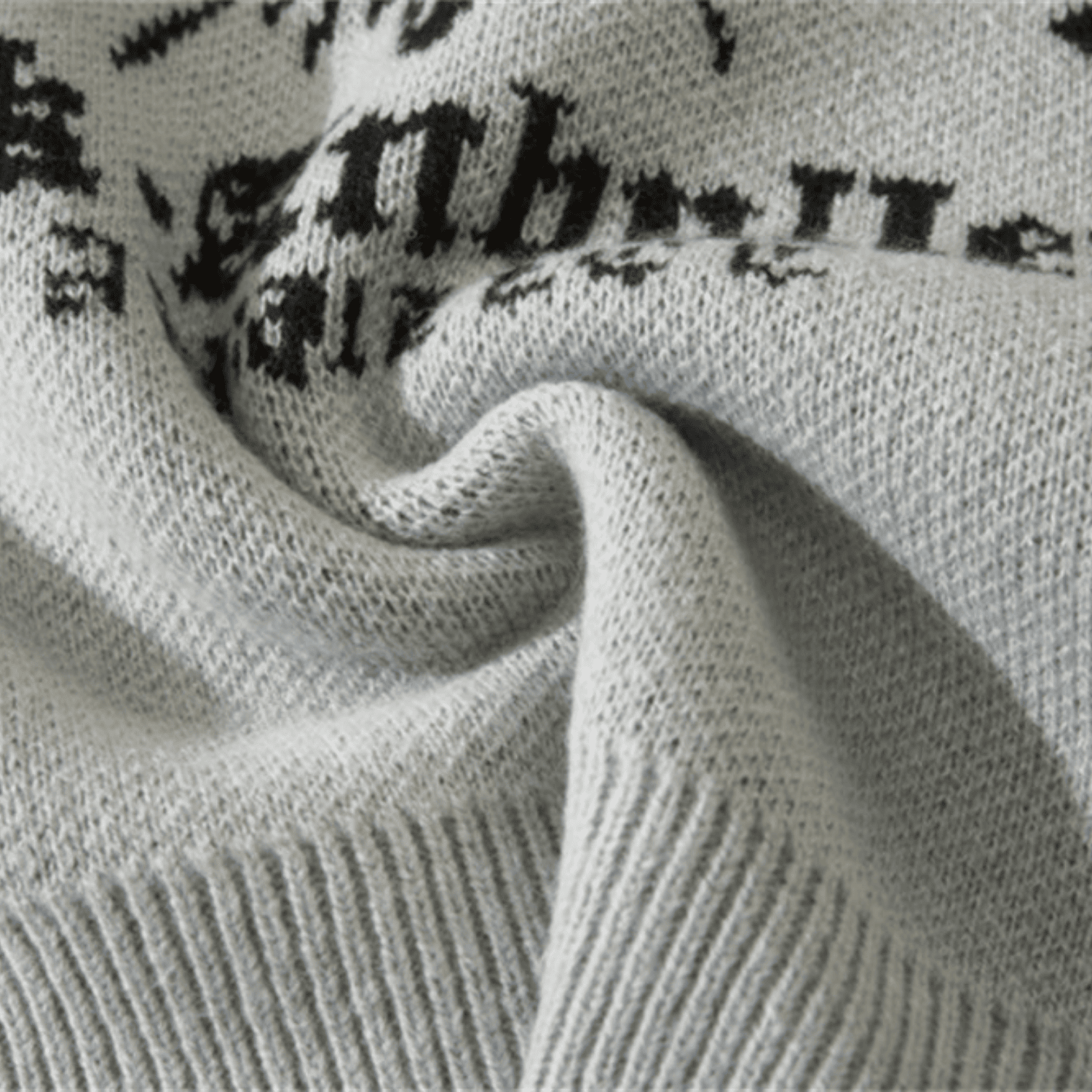 Dark Cross Jacquard Sweater