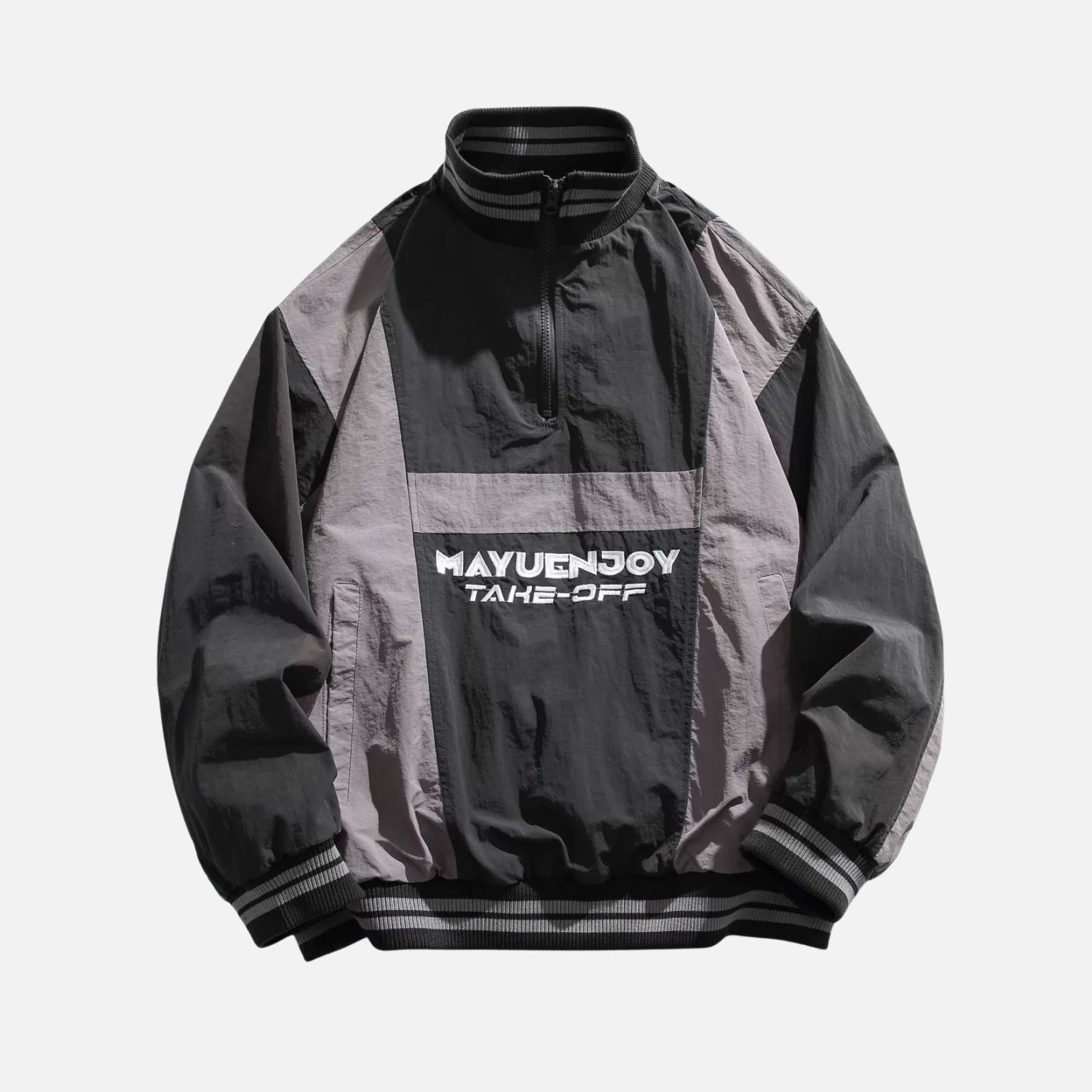 Vintage Colorblock Half-Zip Sweatshirt