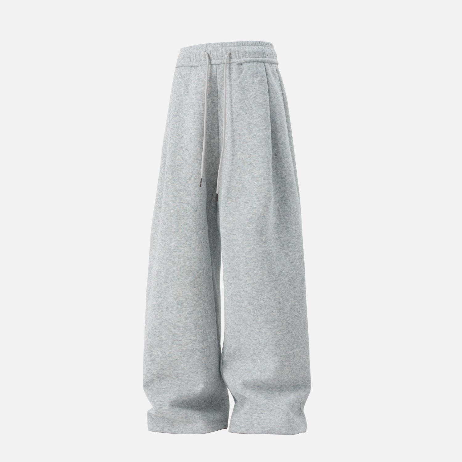 Pleated Straight Sweatpants