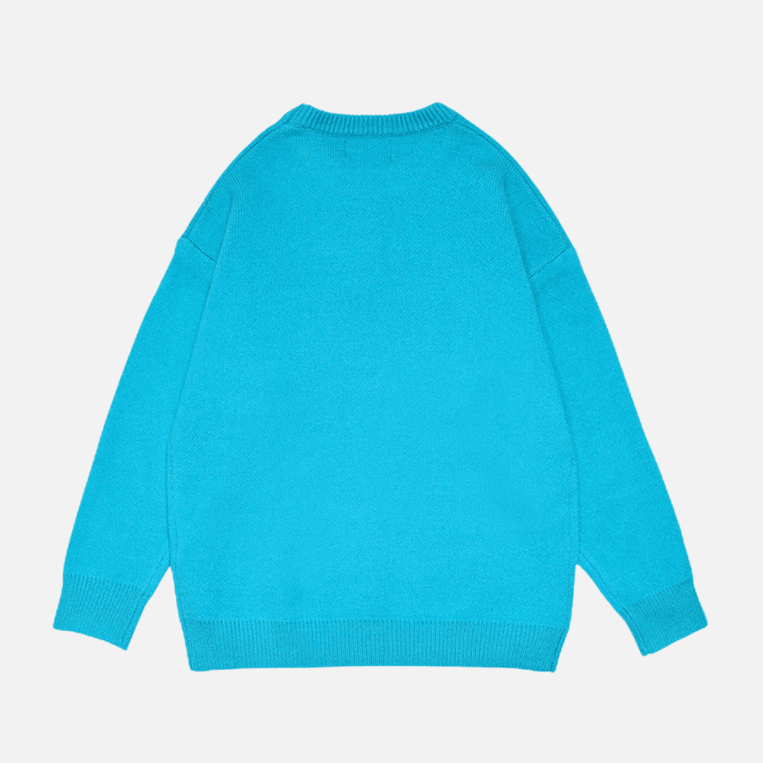 "I Don't Sleep" Flocked Lettering Sweater