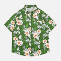 Camisa hawaiana con estampado floral