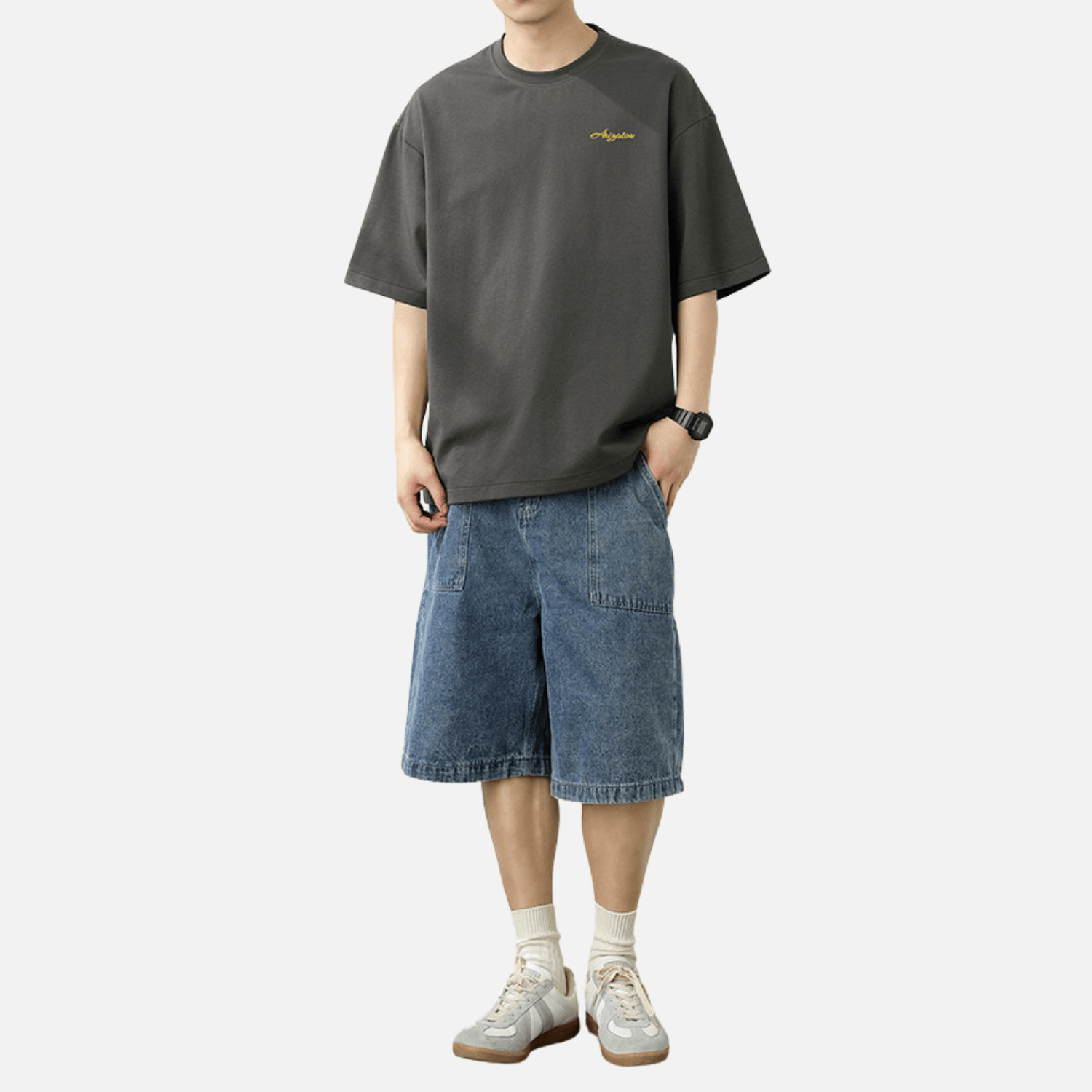 Casual Embroidered Tee