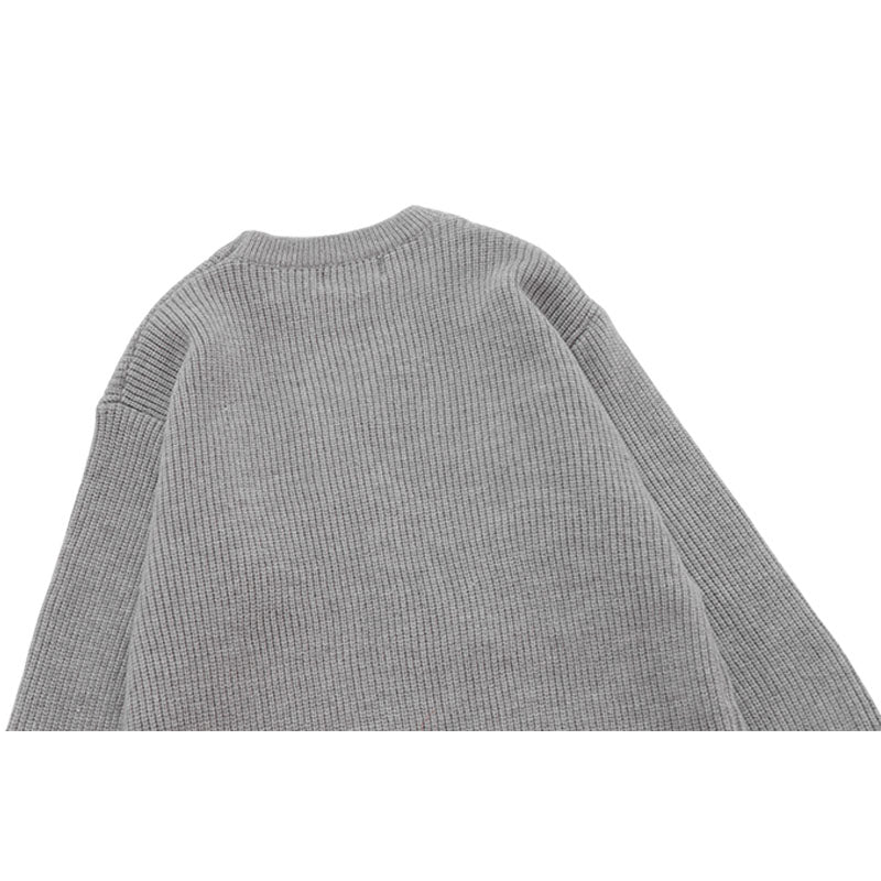 Pullover im Denim-Patchwork-Design