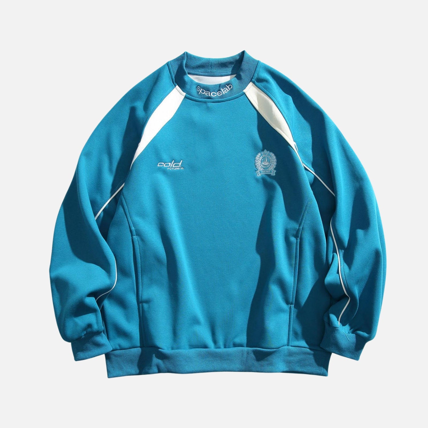 Japanese Colorblock Crewneck Sweatshirt