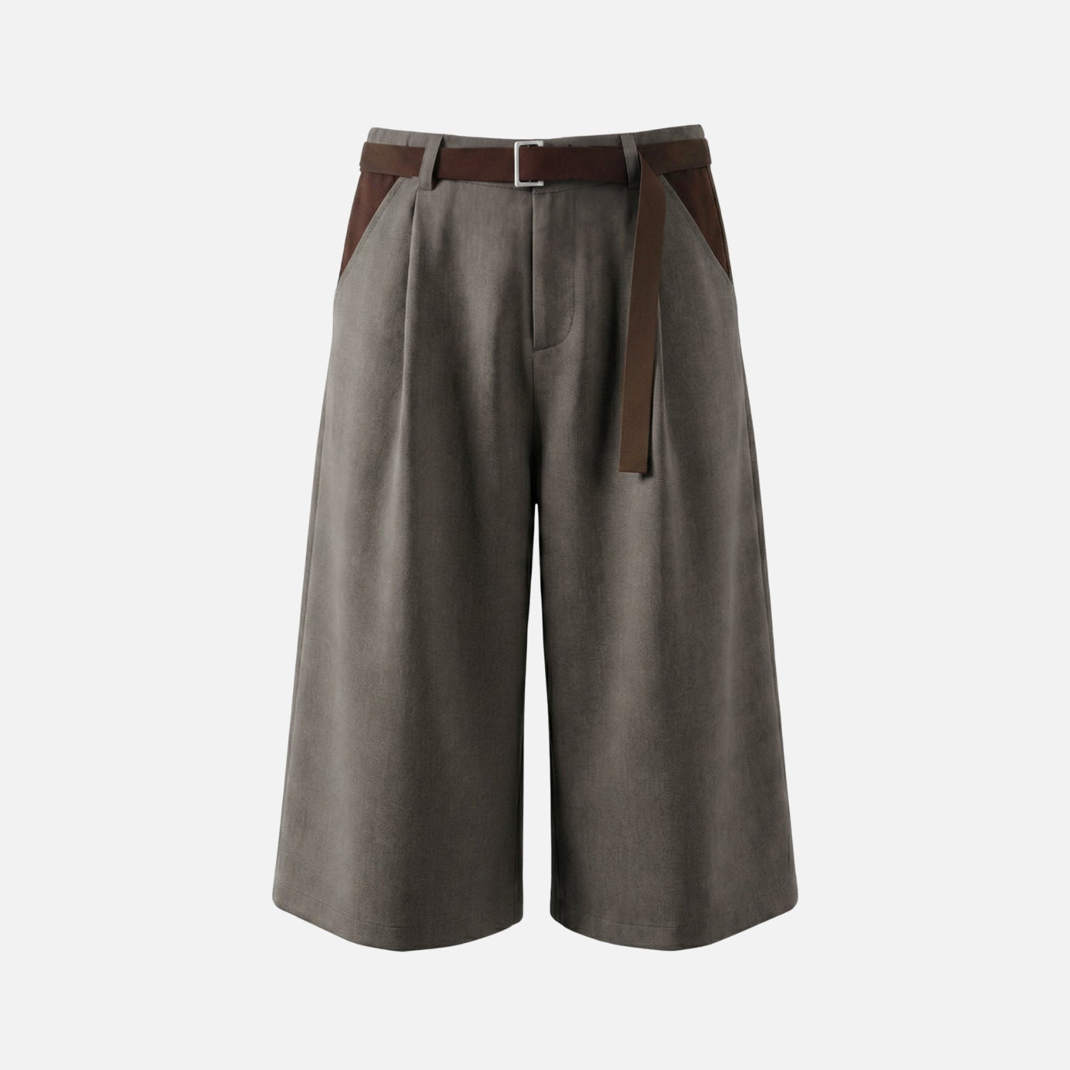 Clean-Fit Tailored Shorts
