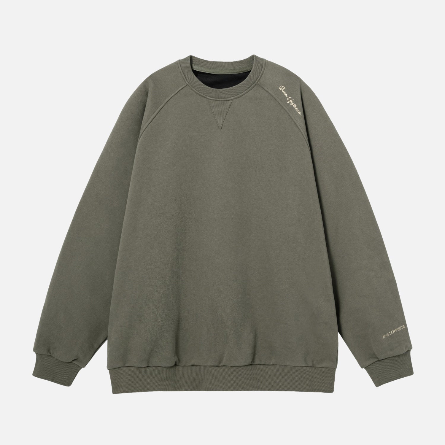 400G Colorblock Embroidered Sweatshirt