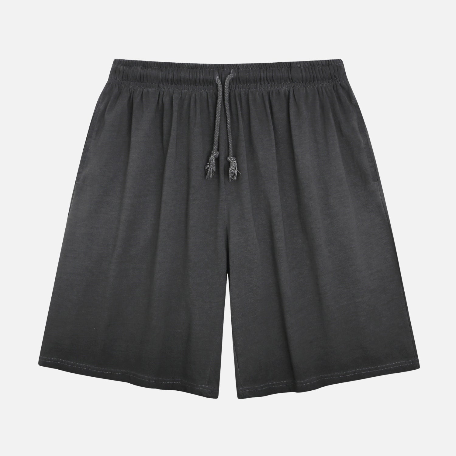 Short en coton à cordon de serrage