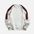Contrast Panel Colorblock Crewneck Sweatshirt