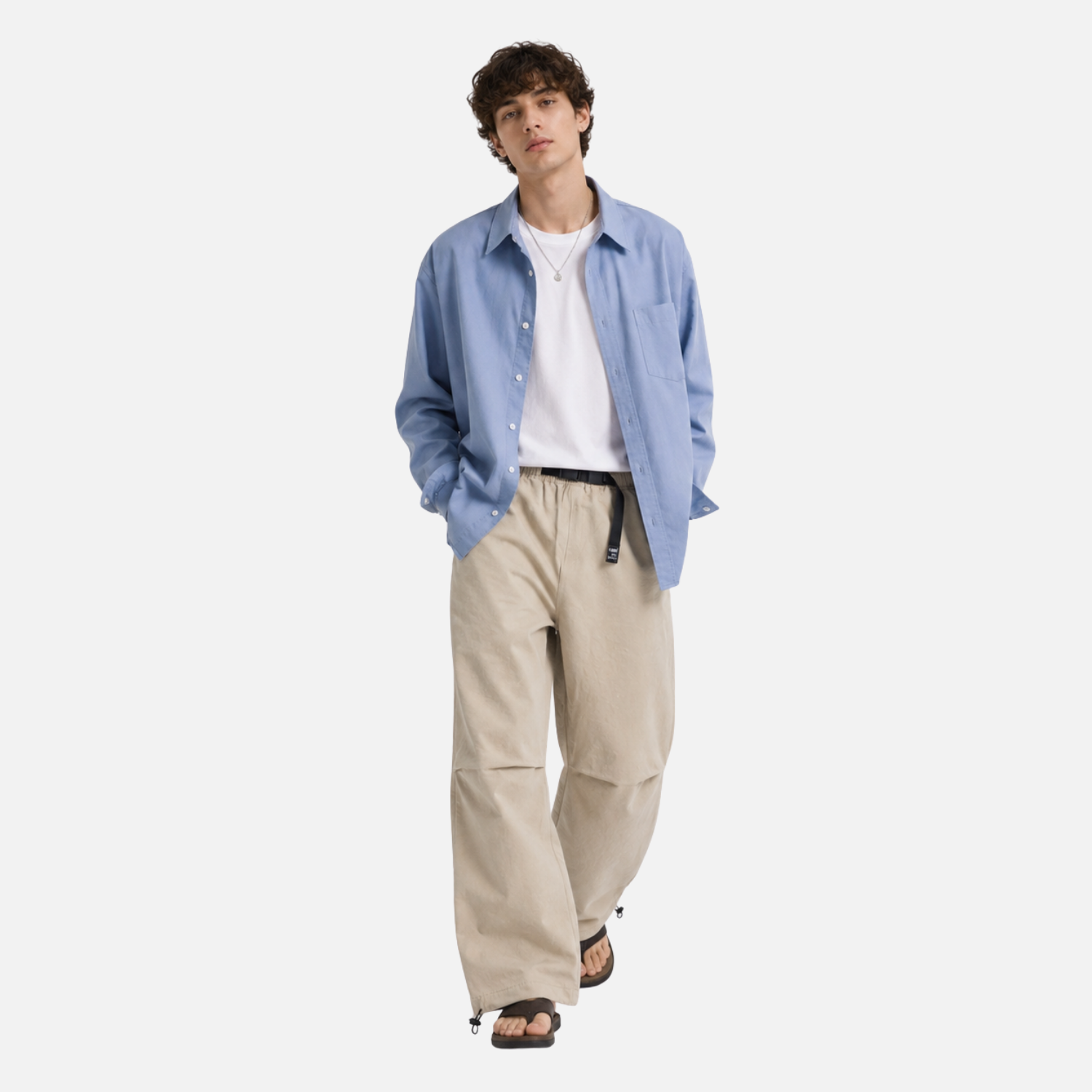 Pantaloni casual in cotone base
