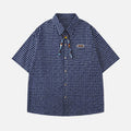 Dopamine Kariertes Poloshirt