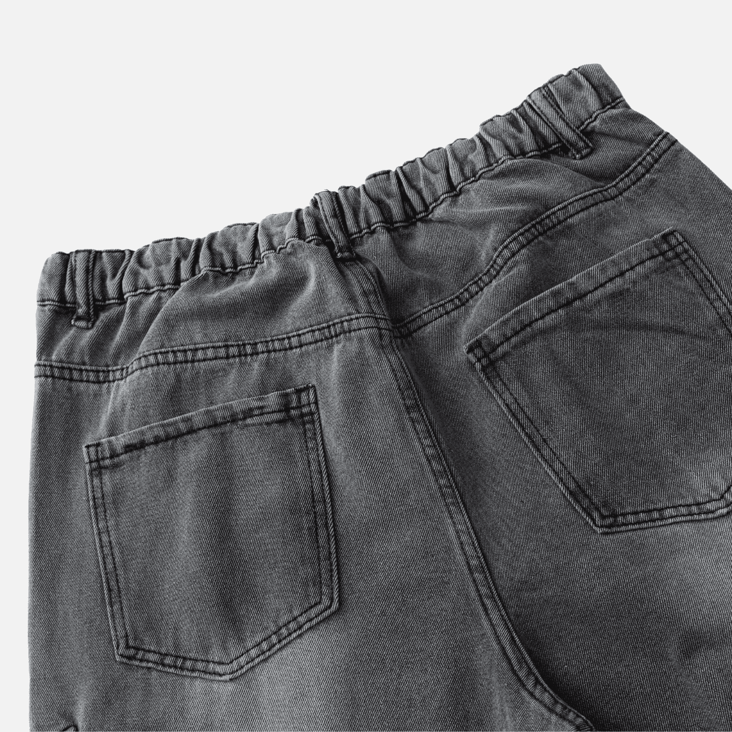 Washed Vintage Denim Pants