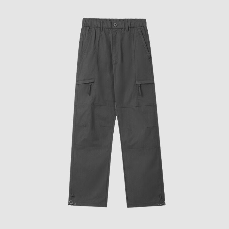 Pantalones cargo de pierna recta de estilo funcional
