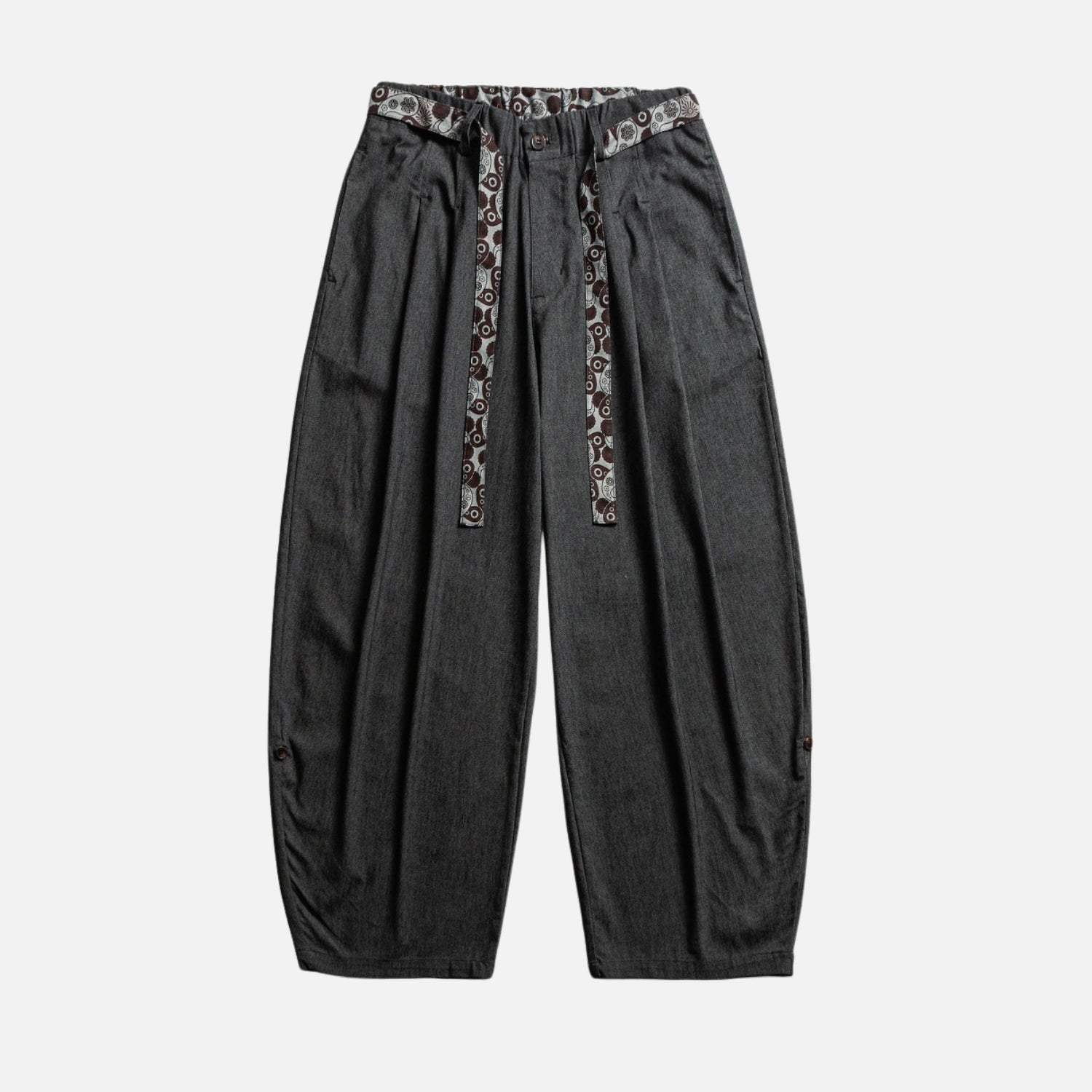 Wide-Leg Casual Baggy Pants