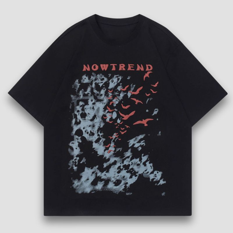 Cotton Graffiti Print T-shirt