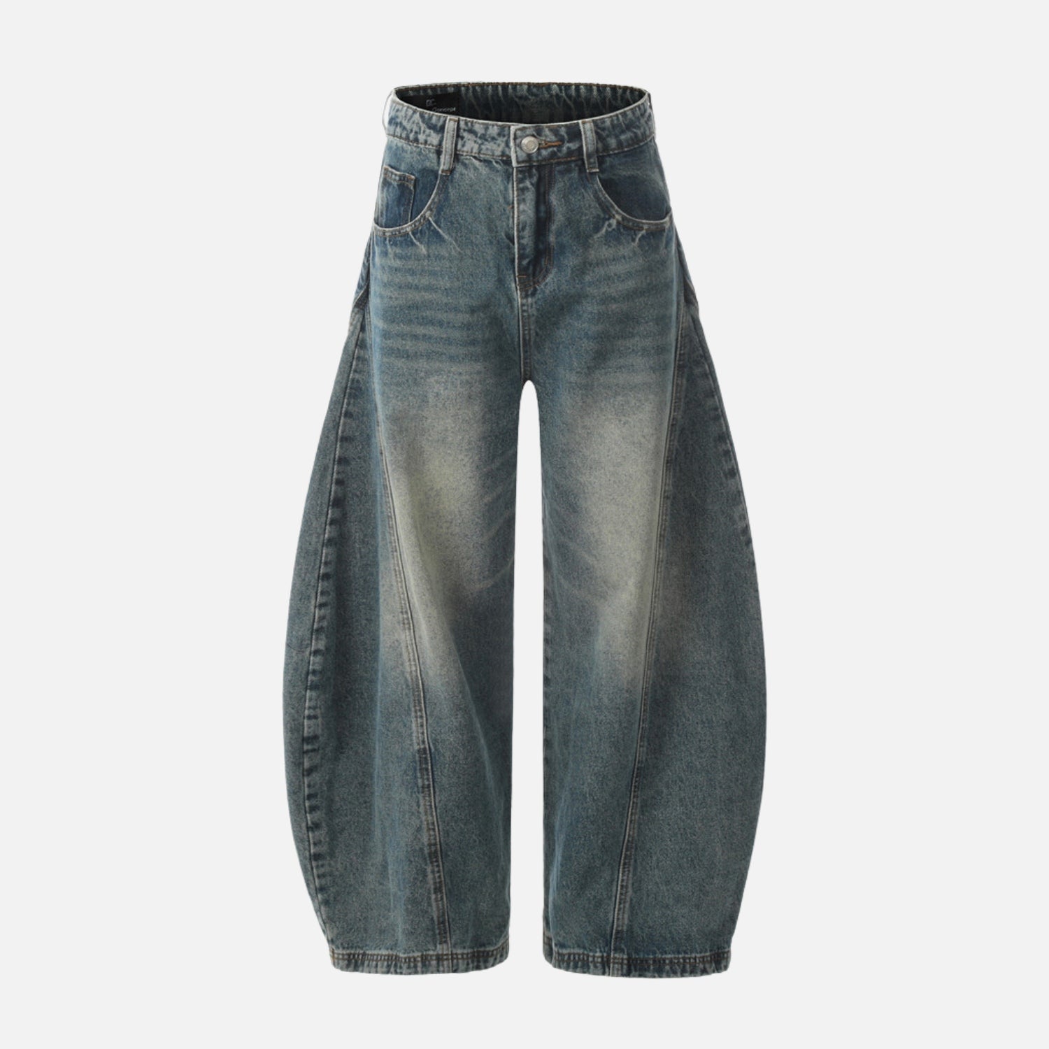 Washed Blade Baggy Jeans