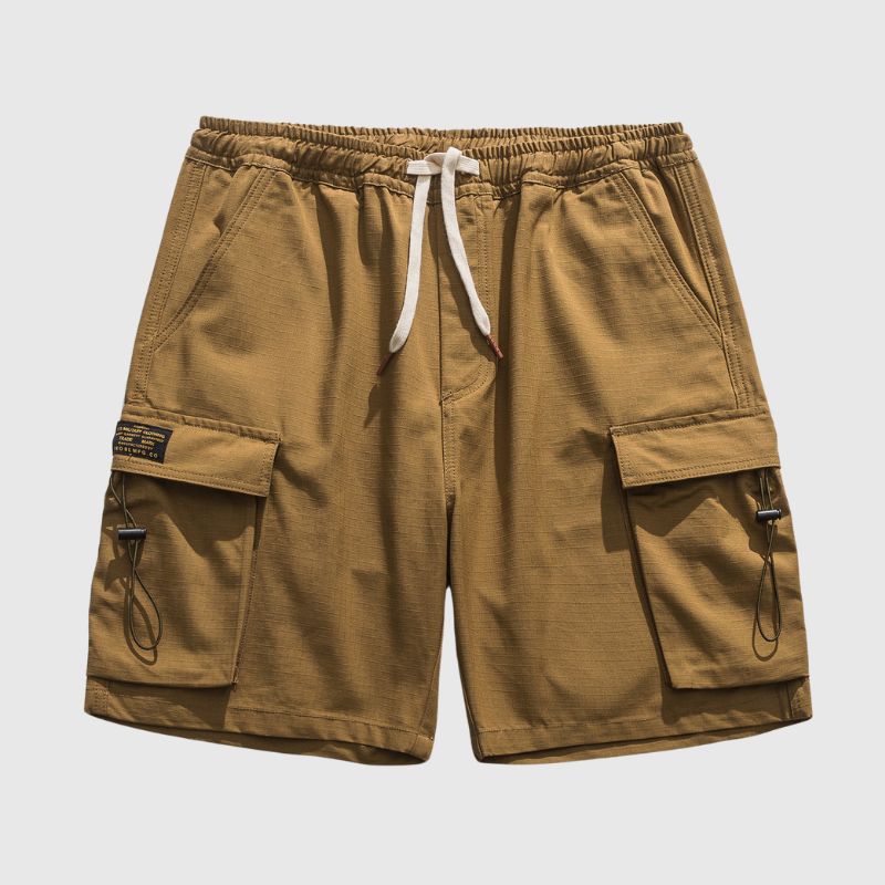 Casual Solid Cotton Shorts