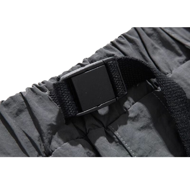 Pantalones Yamamoto con cinturón repelentes al agua
