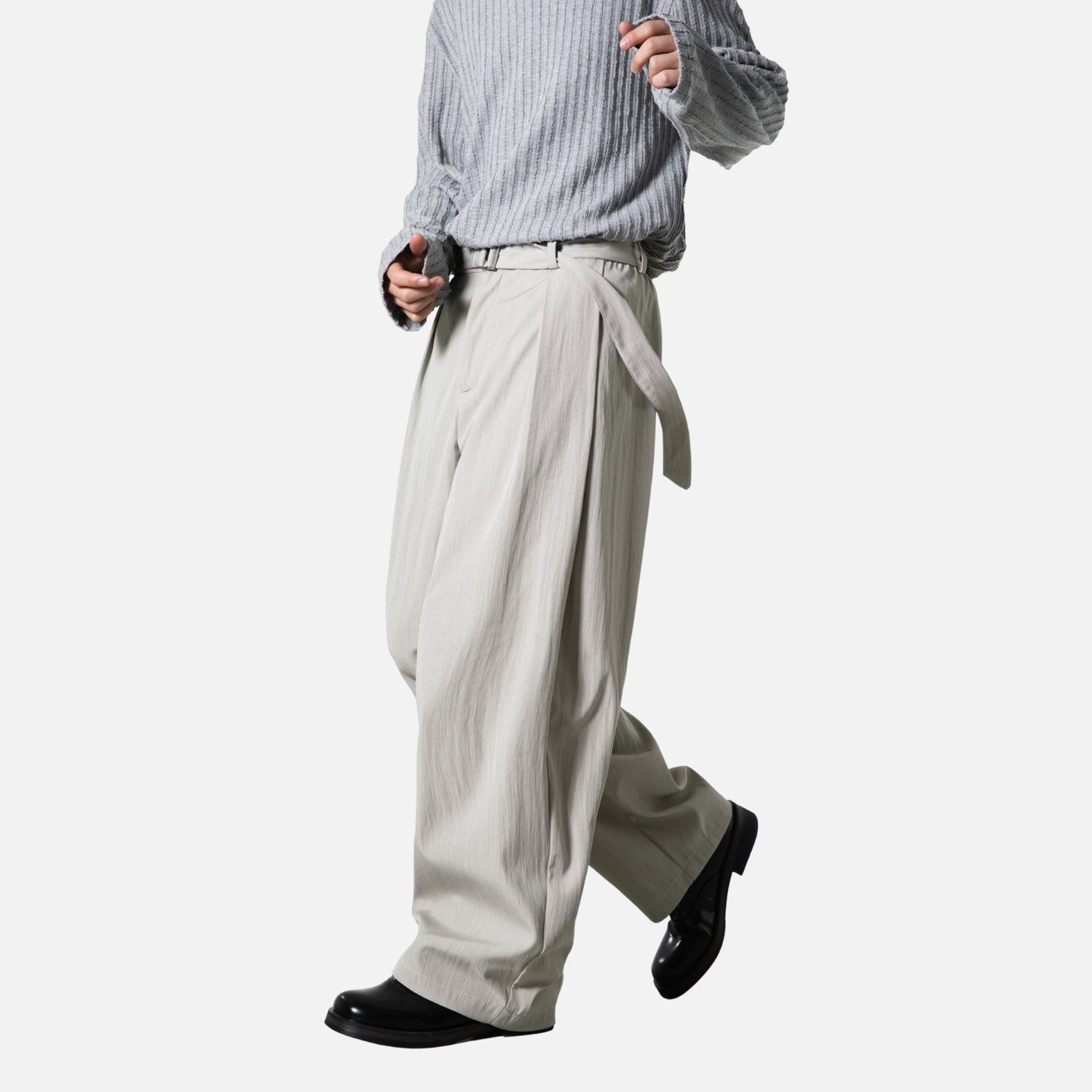 Japanese Wrinkled Texture Trousers