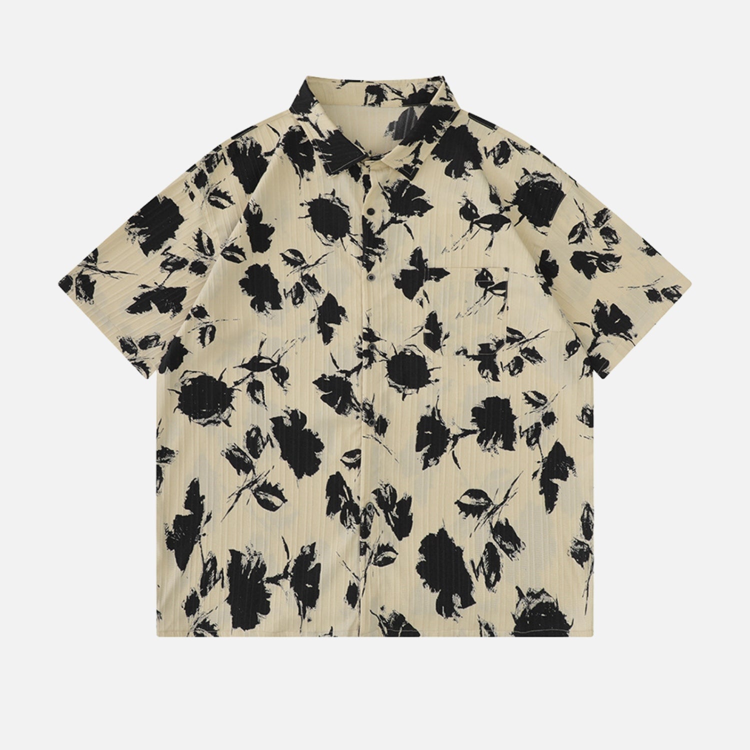 Vintage Floral Short Sleeve Shirt