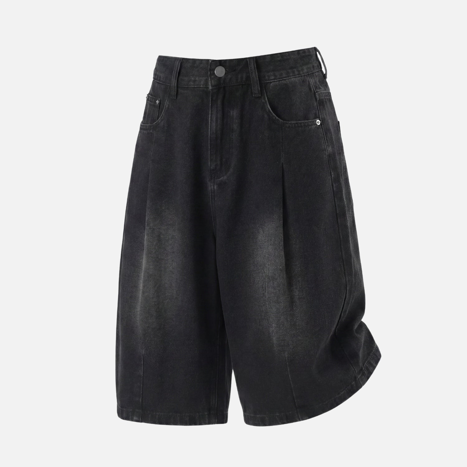 Bermudas de mezclilla vintage lavada