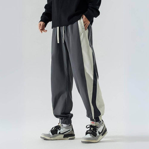 Pantalon jogger à blocs de couleurs