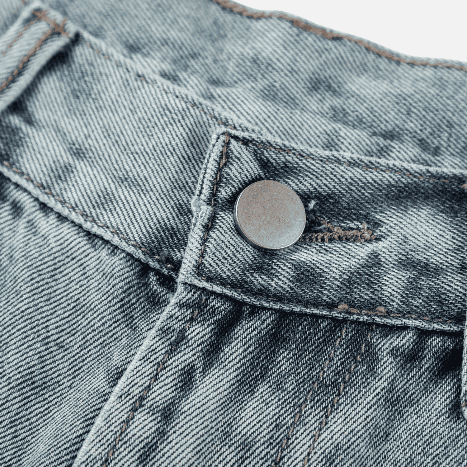Vintage Washed Paint-Splatter Jeans