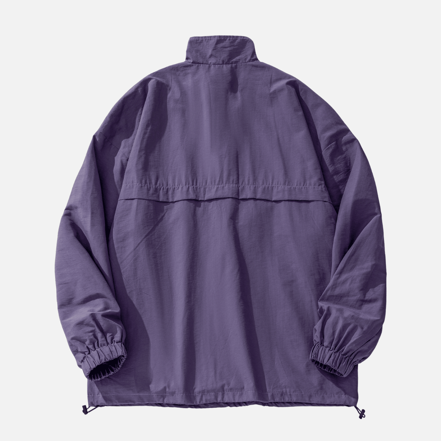 Chaqueta táctica impermeable con textura y media cremallera