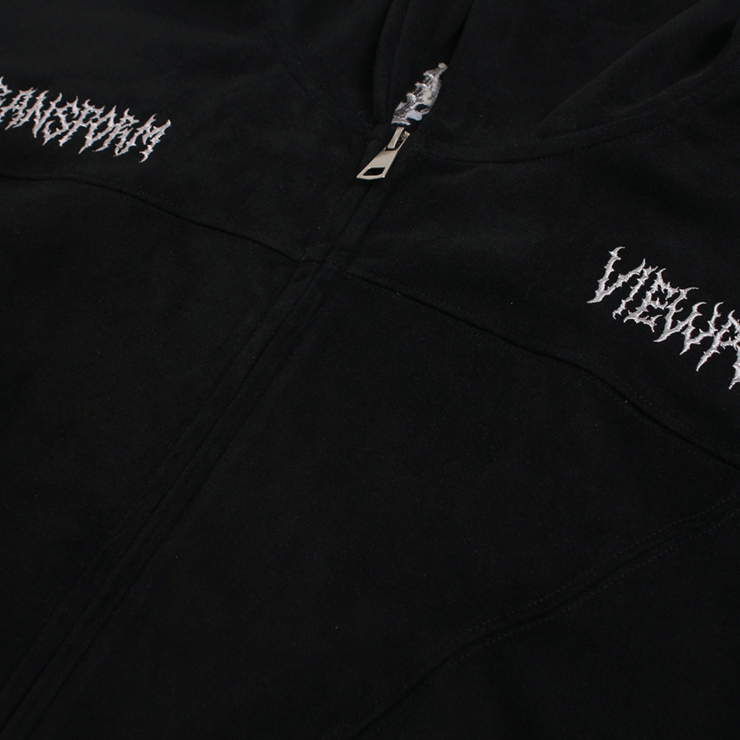 Retro Suede Hoodie Jacket