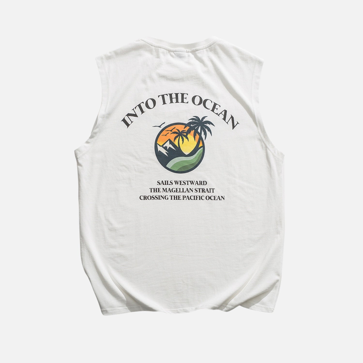 Olive Tree Graphic Cotton Tank Top