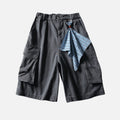 Pantalones cortos cargo a cuadros desmontables