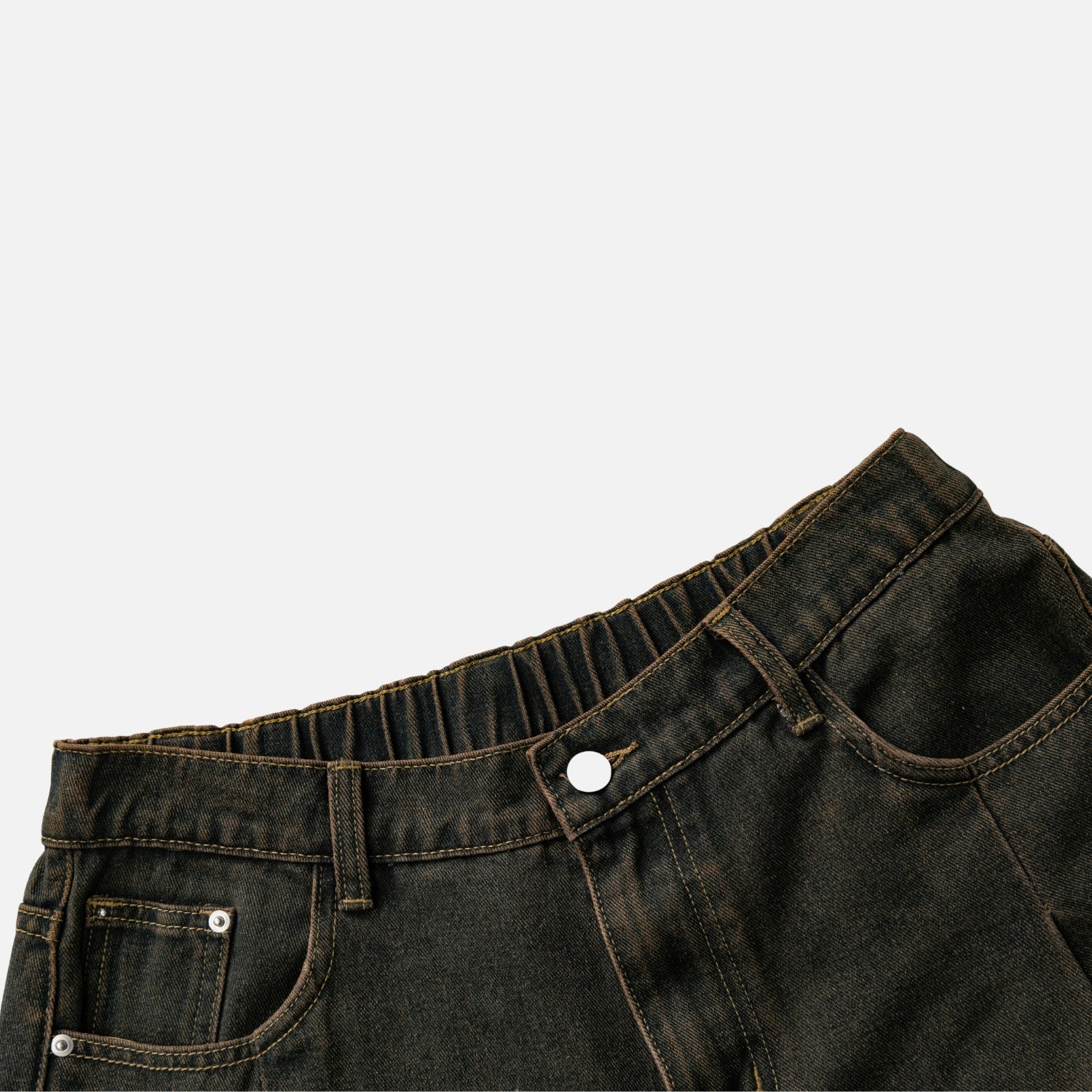 Bermudas de mezclilla vintage lavada