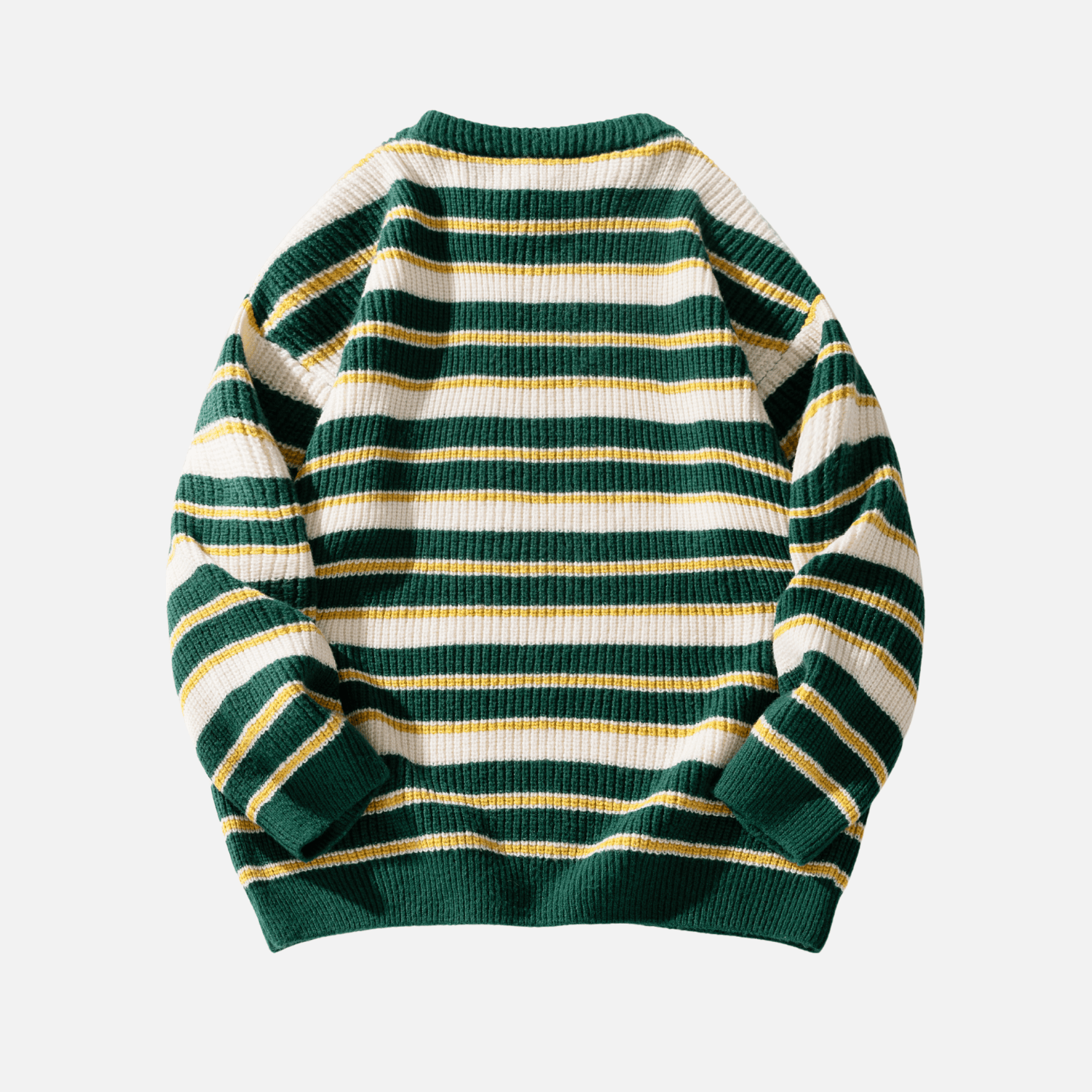 Striped Heavy Knit Sweater