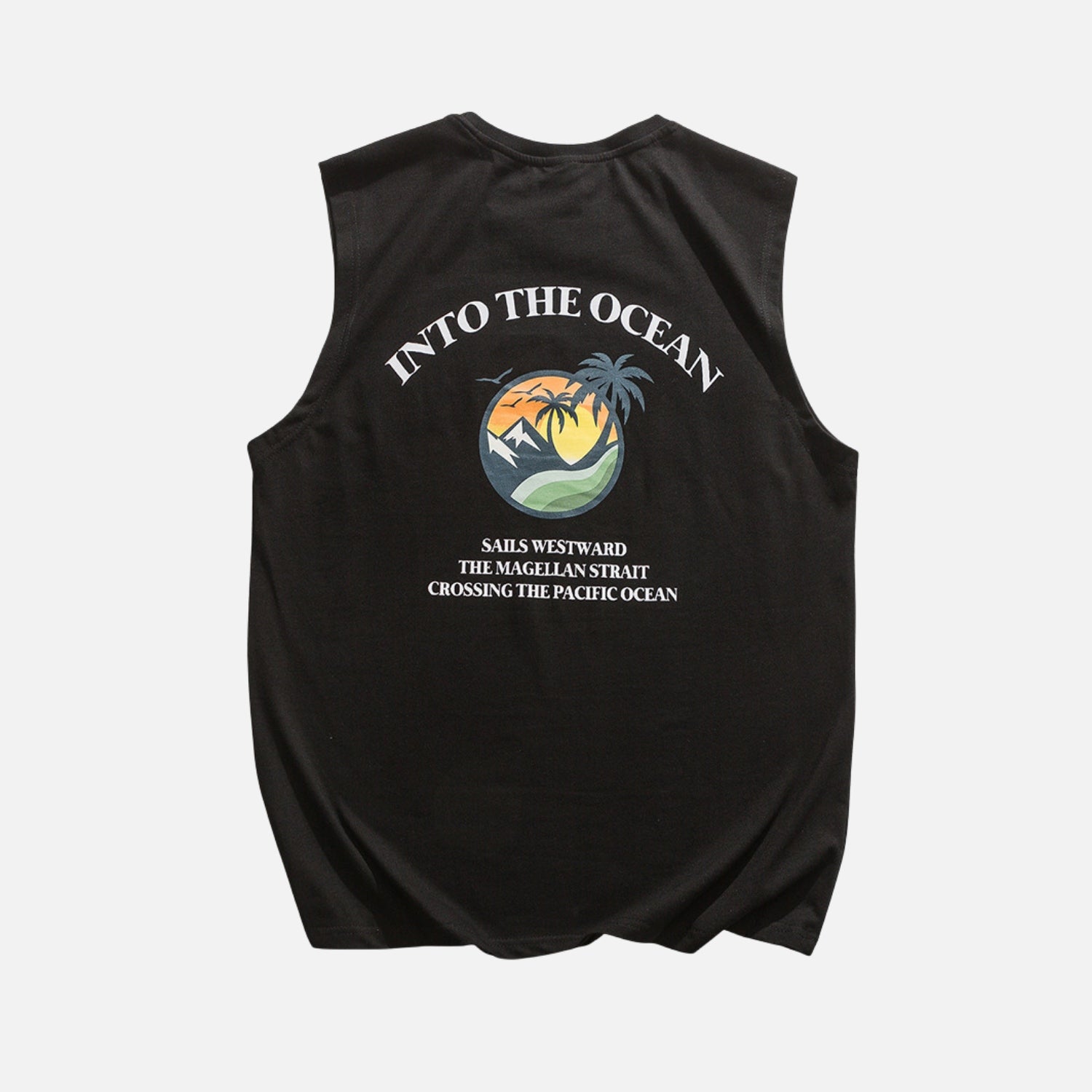 Olive Tree Graphic Cotton Tank Top