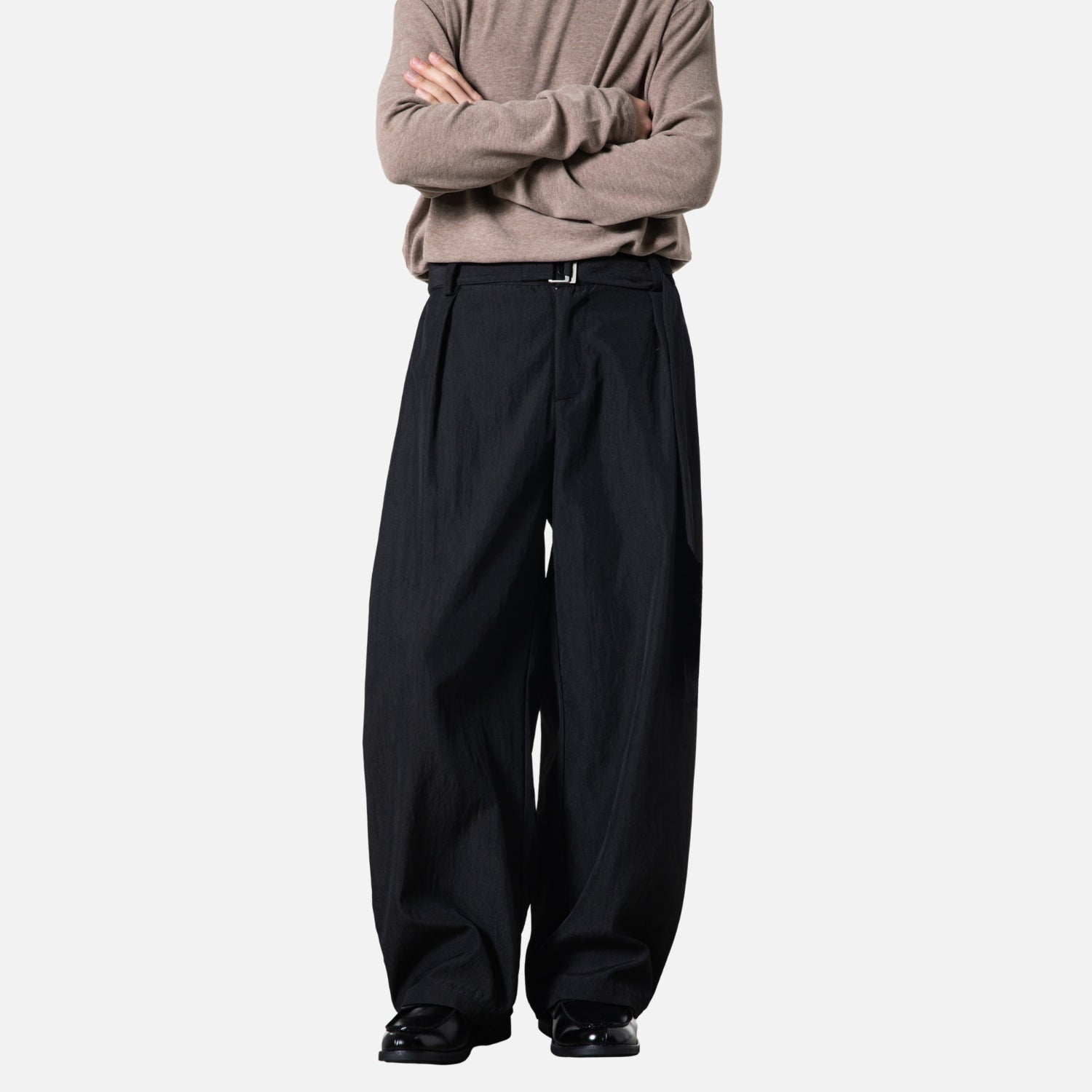 Japanese Wrinkled Texture Trousers