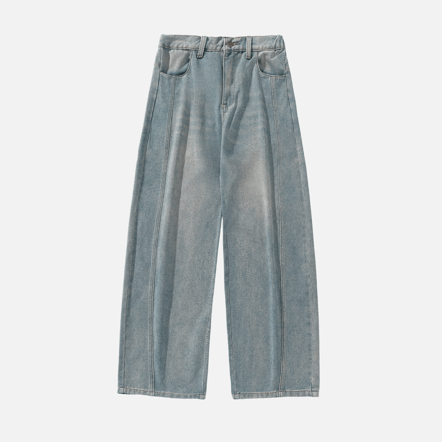 Vintage Washed Panel Jeans