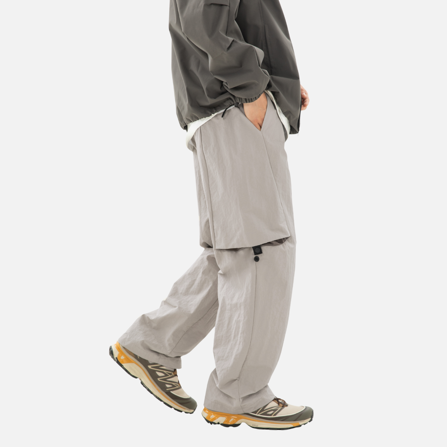 Verstellbare Cargohose aus Nylon
