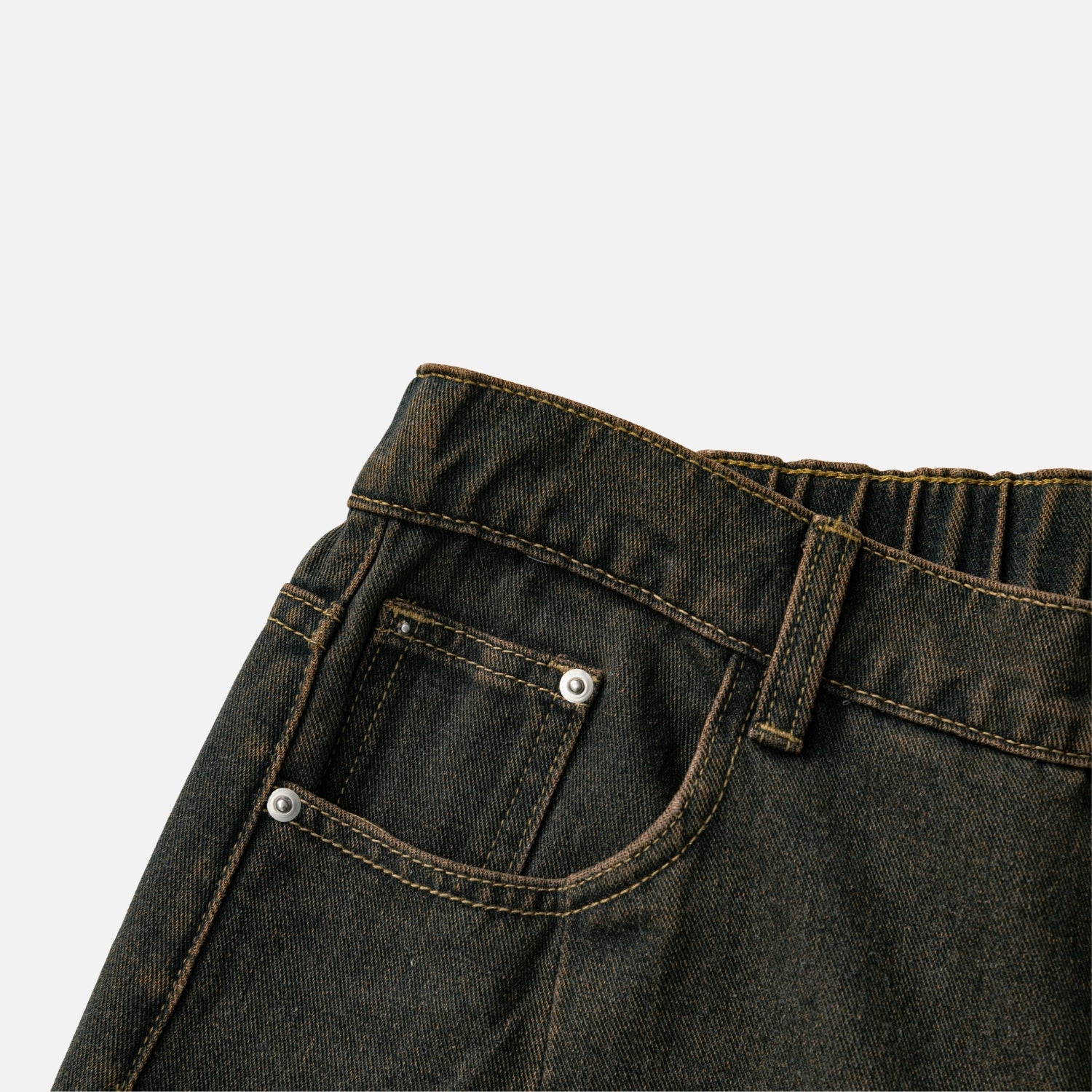 Bermudas de mezclilla vintage lavada